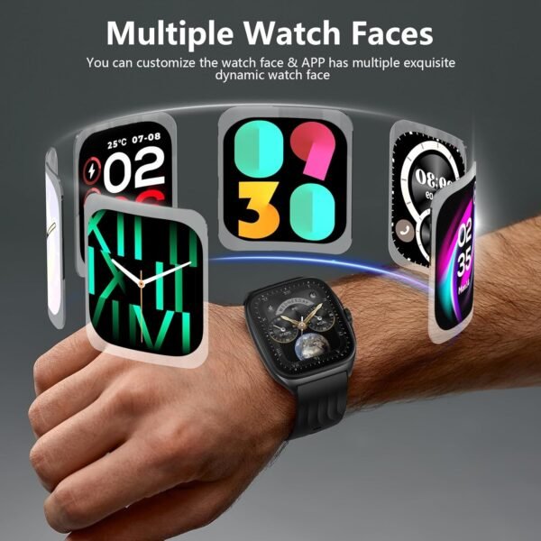 SOUYIE Smart Watch with SOS, 1.85" AMOLED Display Fitness Tracker, - Image 3
